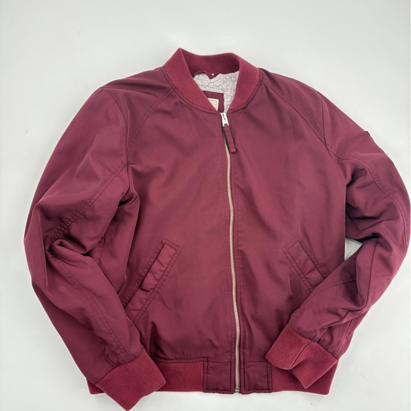 Abercrombie & Fitch Jackets & Blazers - Abercrombie & Fitch Maroon Jacket